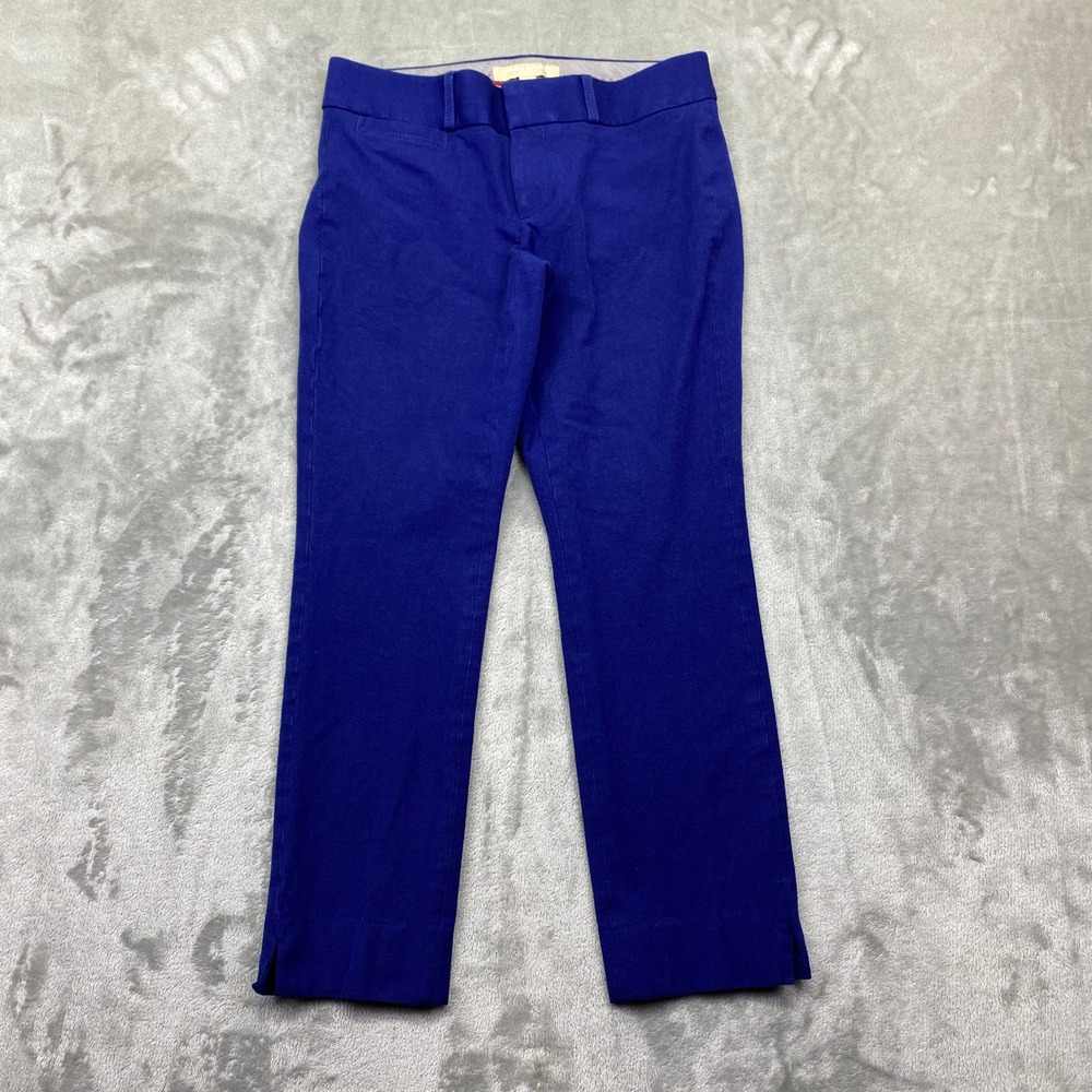 Banana Republic Sloan Fit Women's Petite Blue Ankle Pants Sz 00P Fits 25" Preppy